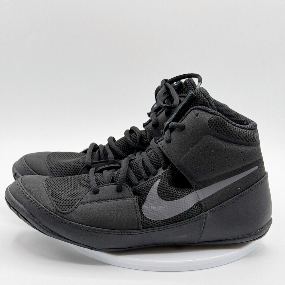 Nike Fury Wrestling Shoes Mens Size 8.5 Black Gray AO2416-010, NIB‎